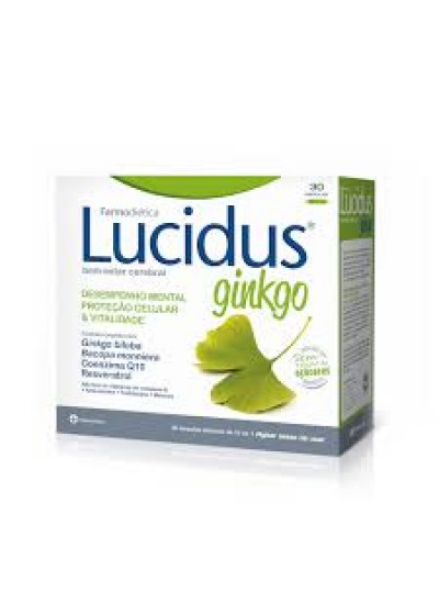 Lucidus Ginkgo - 30 Ampolas - Farmodietica ( LEVE3 PAGUE 2 PROMOÇÃO DE 1 A 30 DE JUNHO 2026)